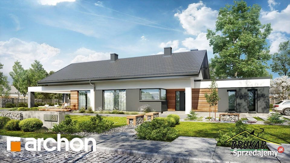 Nowoczesny dom 165 m2 z garażem i lasem w Miedzianej Miedziana, Łowiecko  165m2 Foto 1