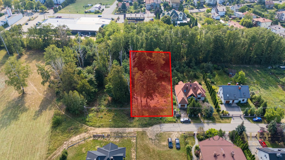 Działka budowlana na sprzedaż Leoncin, Brzozowa  1 591m2 Foto 1