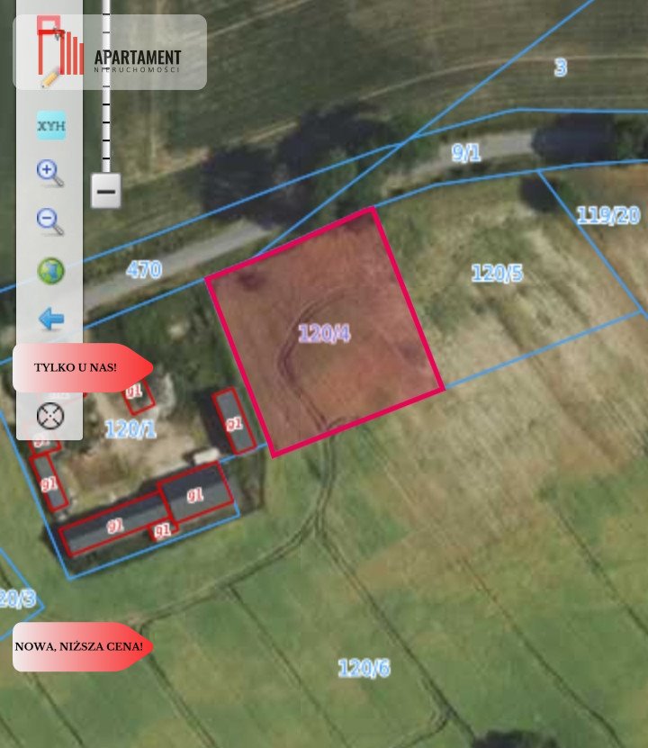 Działka budowlana 3014 m2 w spokojnej okolicy Kamień K. . Kamień Krajeński  3 014m2 Foto 1