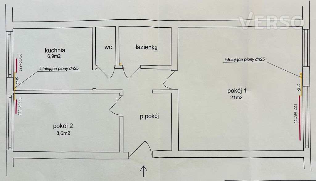 Mieszkanie dwupokojowe na sprzedaż Wrocław, Szczepin, Szczepin, Zachodnia  48m2 Foto 20