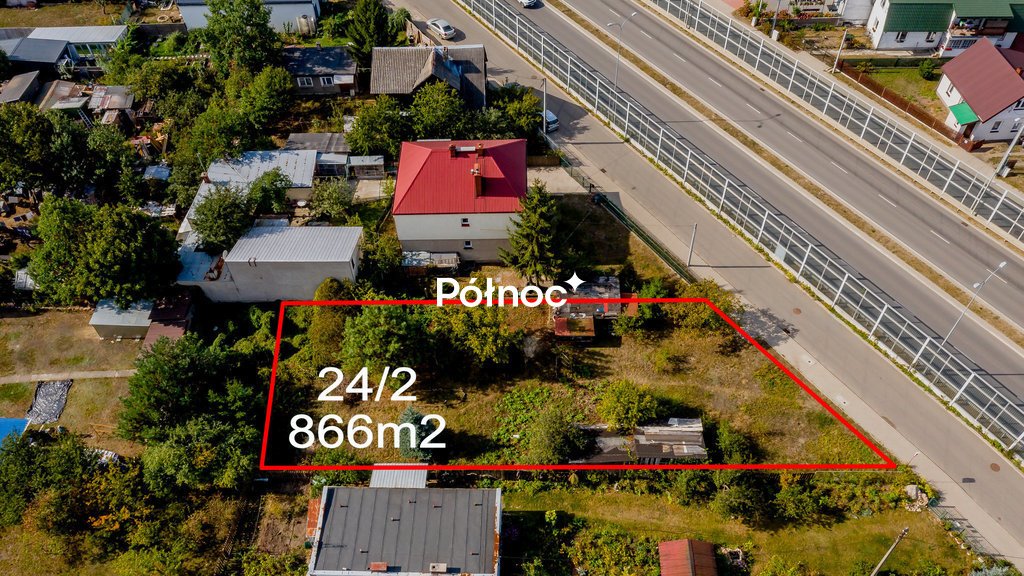 Działka 866 m2 pod zabudowę jednorodzinną, asfalt, media Białystok, Skorupy, Konstantego Ciołkowskiego  866m2 Foto 1