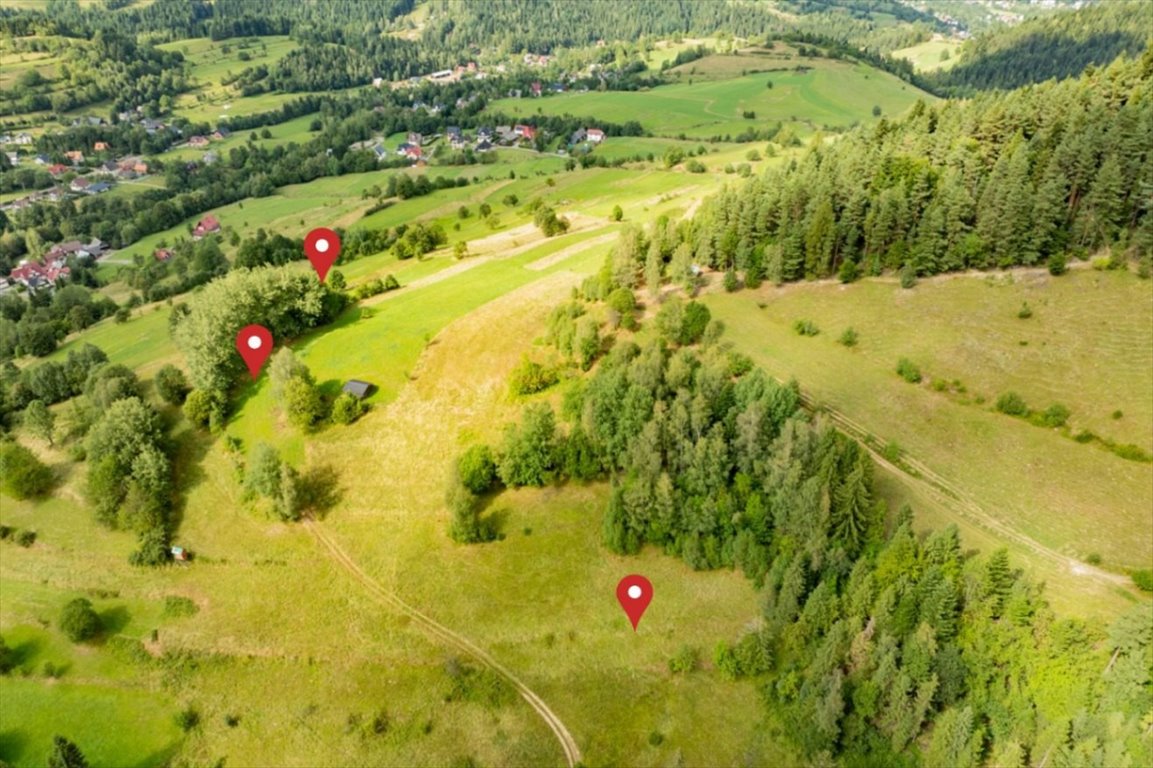 Na sprzedaż 6100 m² działek rolnych z panoramicznym widokiem Poręba Wielka, 867  6 100m2 Foto 1