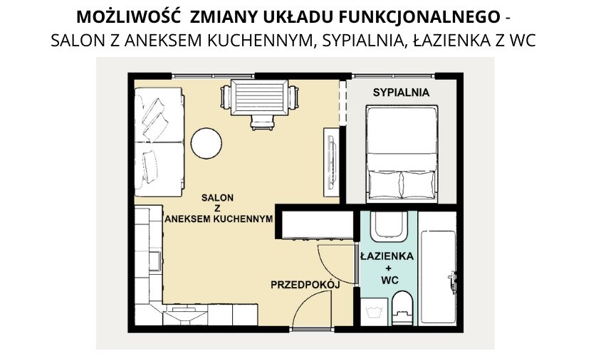 Kawalerka na sprzedaż Sosnowiec, Dańdówka, 11 Listopada  30m2 Foto 5