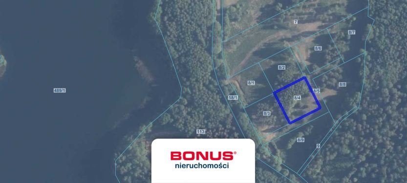 Działka 3001 m² pod zabudowę w Chlebowie, blisko jeziora Chlebowo  3 001m2 Foto 1