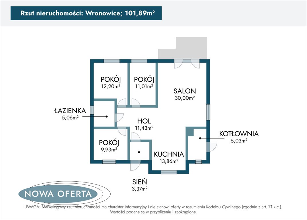 Dom na sprzedaż Wronowice, Zimorodka  125m2 Foto 5