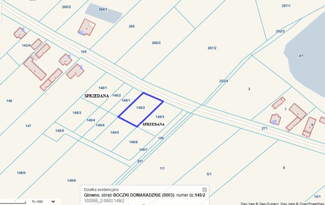 Działka budowlana na sprzedaż Boczki Domaradzkie  1 076m2 Foto 12