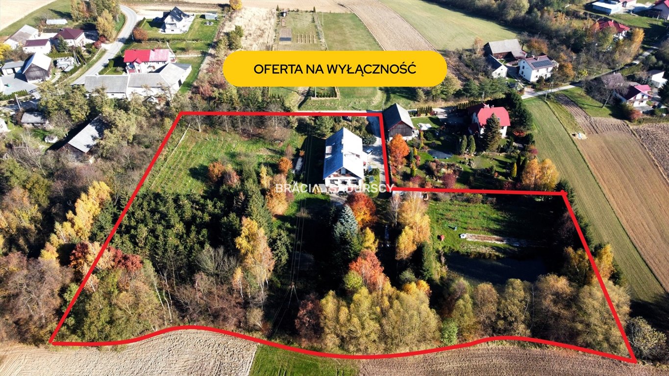 Działka 112 ar z domem i warsztatem w Maciejowicach Maciejowice  11 100m2 Foto 1