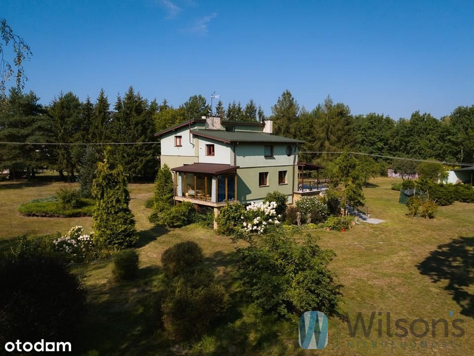 Polecam przestronny dom 270 m² z dużym ogrodem i tarasami Korzeniówka, Leśna  270m2 Foto 1