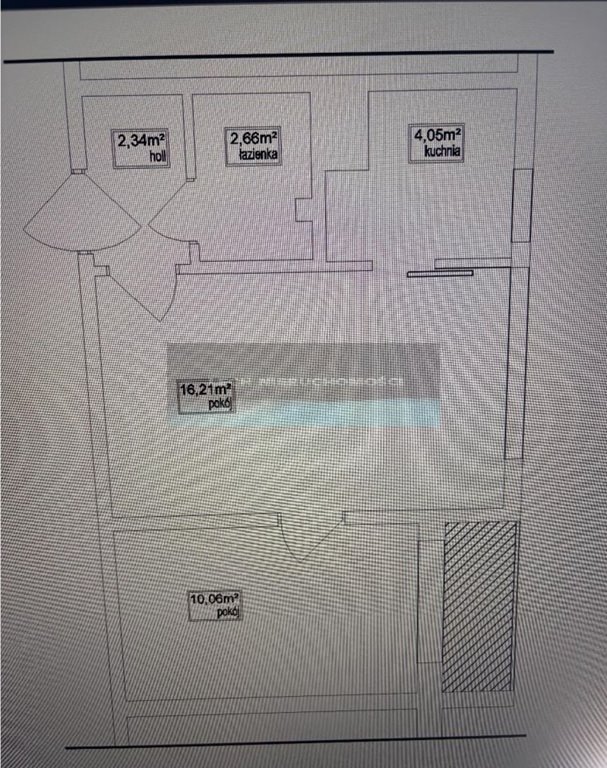 Mieszkanie 36,7 m² w Warszawie - do remontu z balkonem Warszawa, Wola, Mordechaja Anielewicza  37m2 Foto 1
