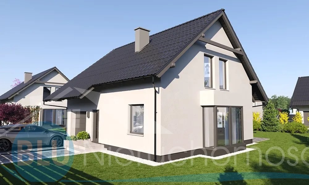 Polecam nowoczesny dom 144 m² z garażem i 5 pokojami Krzekotówek  145m2 Foto 1