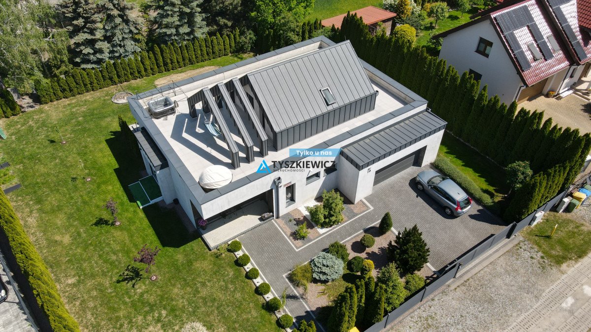 Nowoczesny dom z tarasem i garażem w Malborku Malbork, Topolowa  222m2 Foto 1