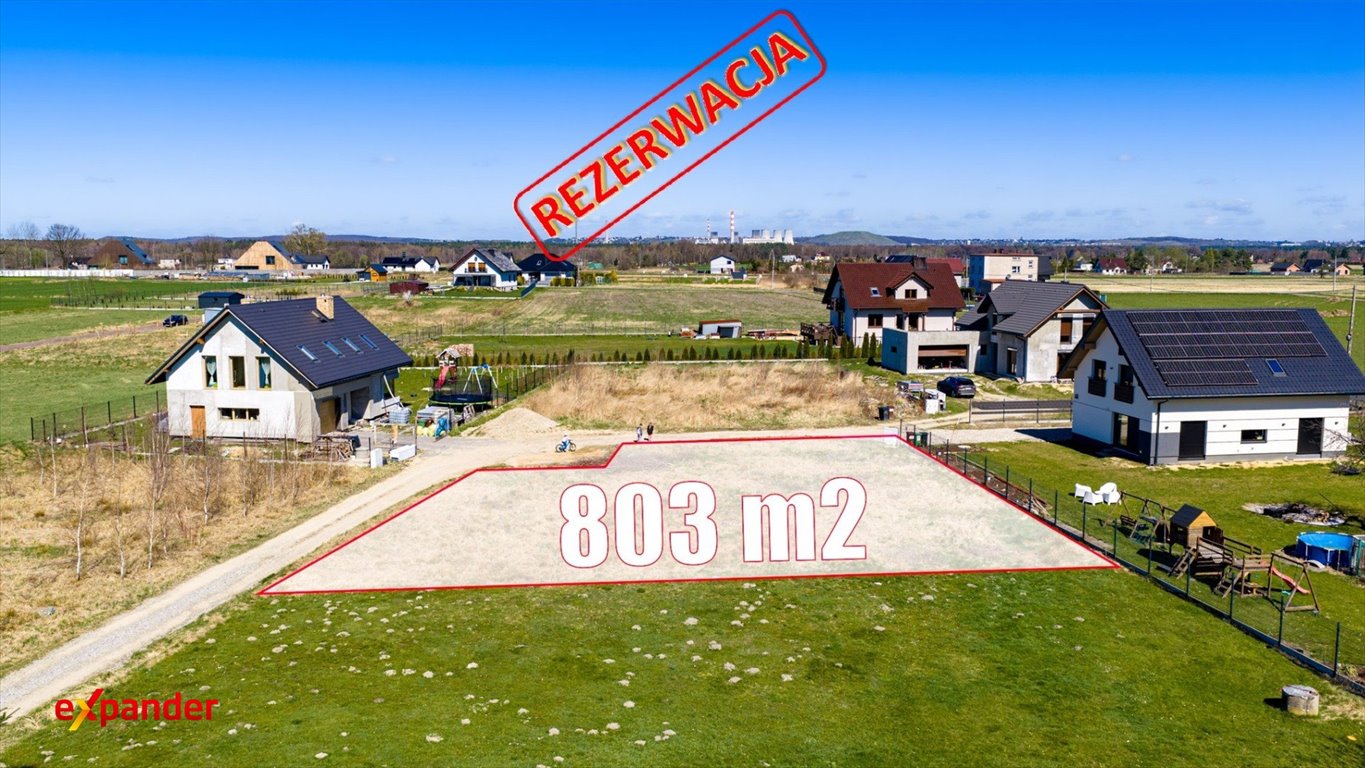 Działka 803 m² w spokojnej okolicy, media, blisko DK81 Orzesze, Turystyczna  803m2 Foto 1
