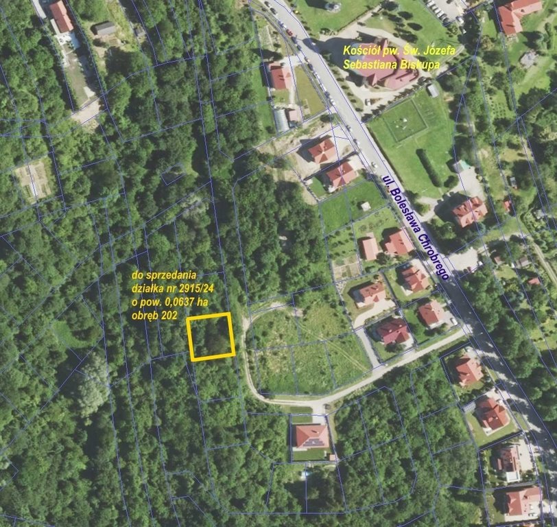Działka na sprzedaż w Przemyślu, 637 m², dostęp z drogi Przemyśl, Bolesława Chrobrego  637m2 Foto 1