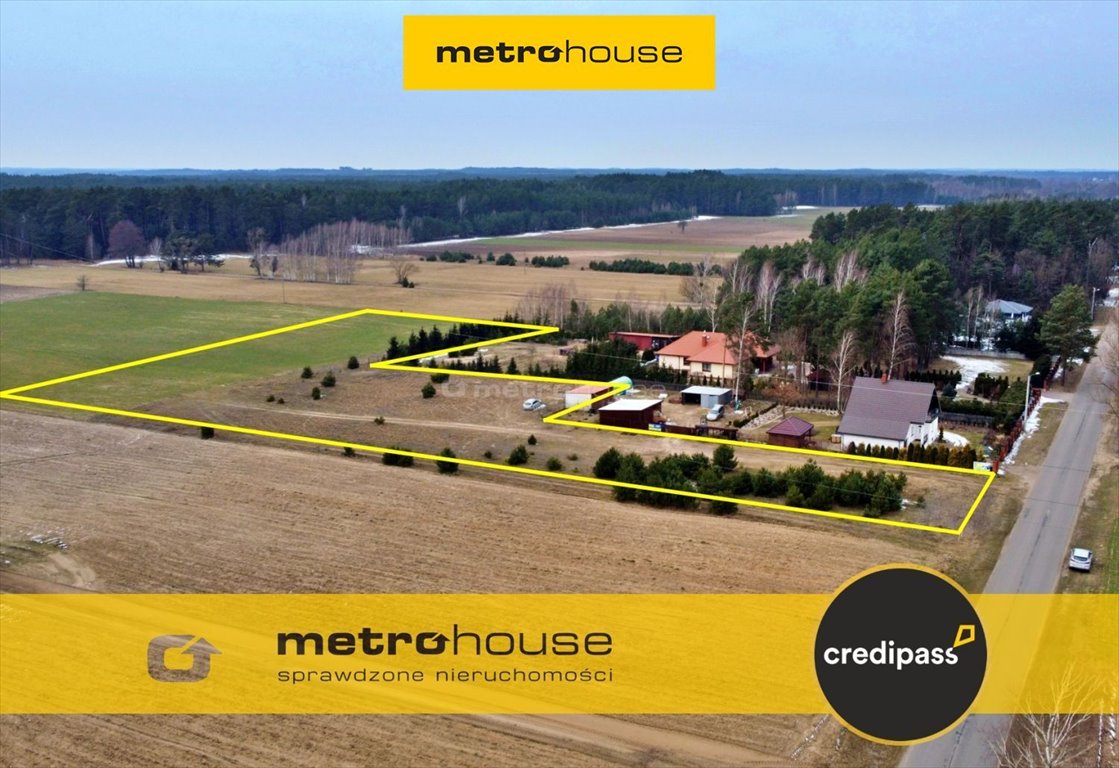 Działka 9 979 m² pod dom i inwestycję, asfalt, media Białobrzeg Bliższy, Omulewska  9 979m2 Foto 1