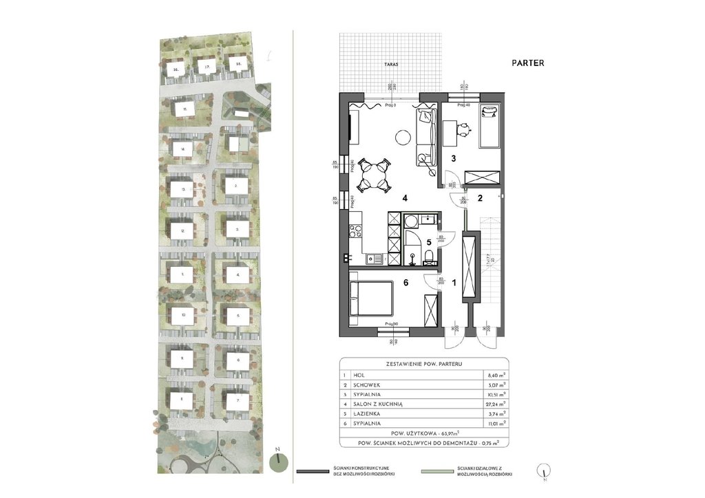 Mieszkanie trzypokojowe na sprzedaż Łódź, Nowosolna, Nowosolna  64m2 Foto 4