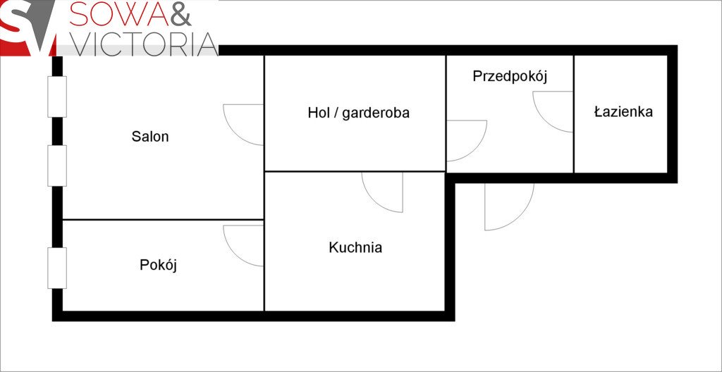 Mieszkanie dwupokojowe na sprzedaż Mieroszów  48m2 Foto 7