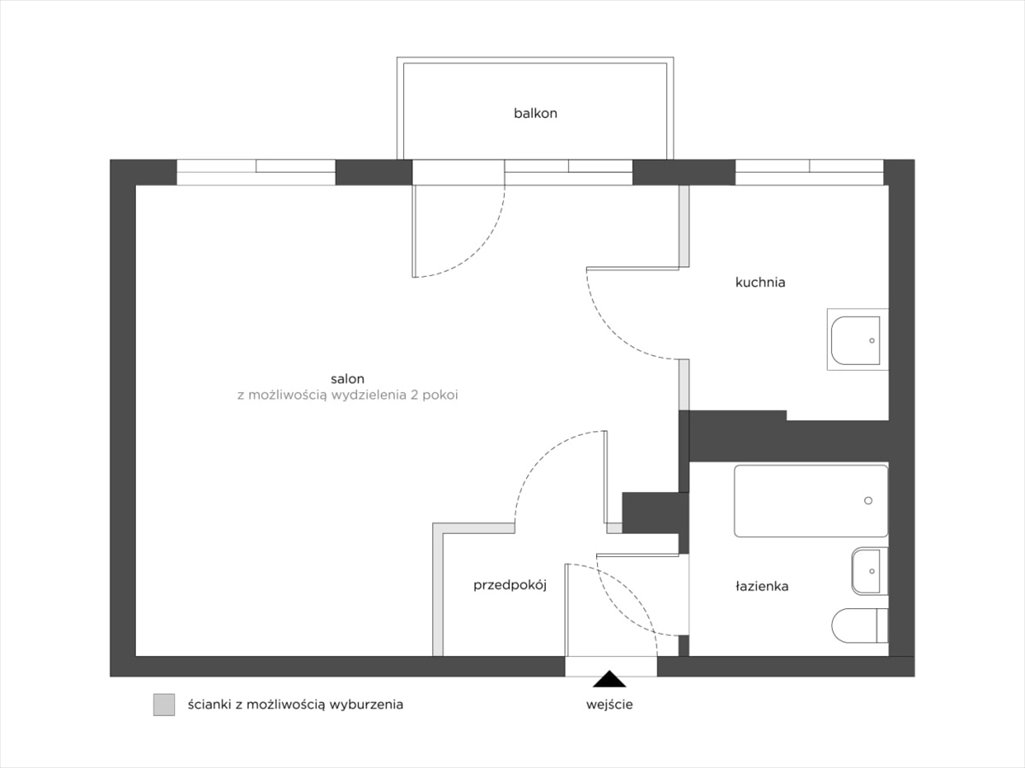 Kawalerka na sprzedaż Rzeszów, Króla Stanisława Augusta  33m2 Foto 6