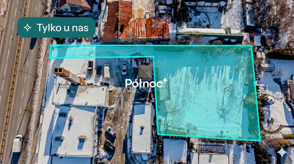 Działka usługowa 1151 m² z pełnym uzbrojeniem i dużym potencjałem Białystok, Bacieczki, Produkcyjna  1 151m2 Foto 1