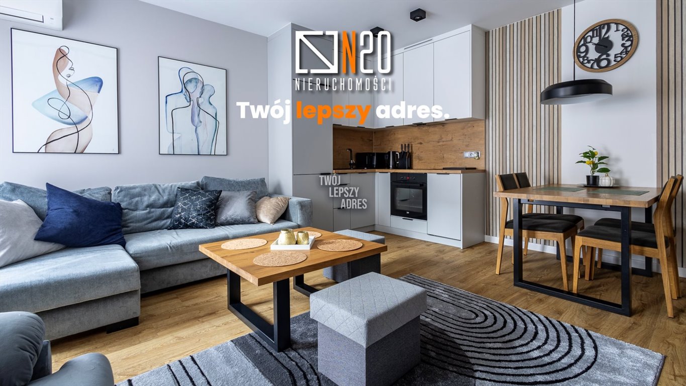 Eleganckie 45 m² mieszkanie z balkonem, klimatyzacją i garażem Kraków, Krowodrza, Łobzów, Wrocławska  45m2 Foto 1
