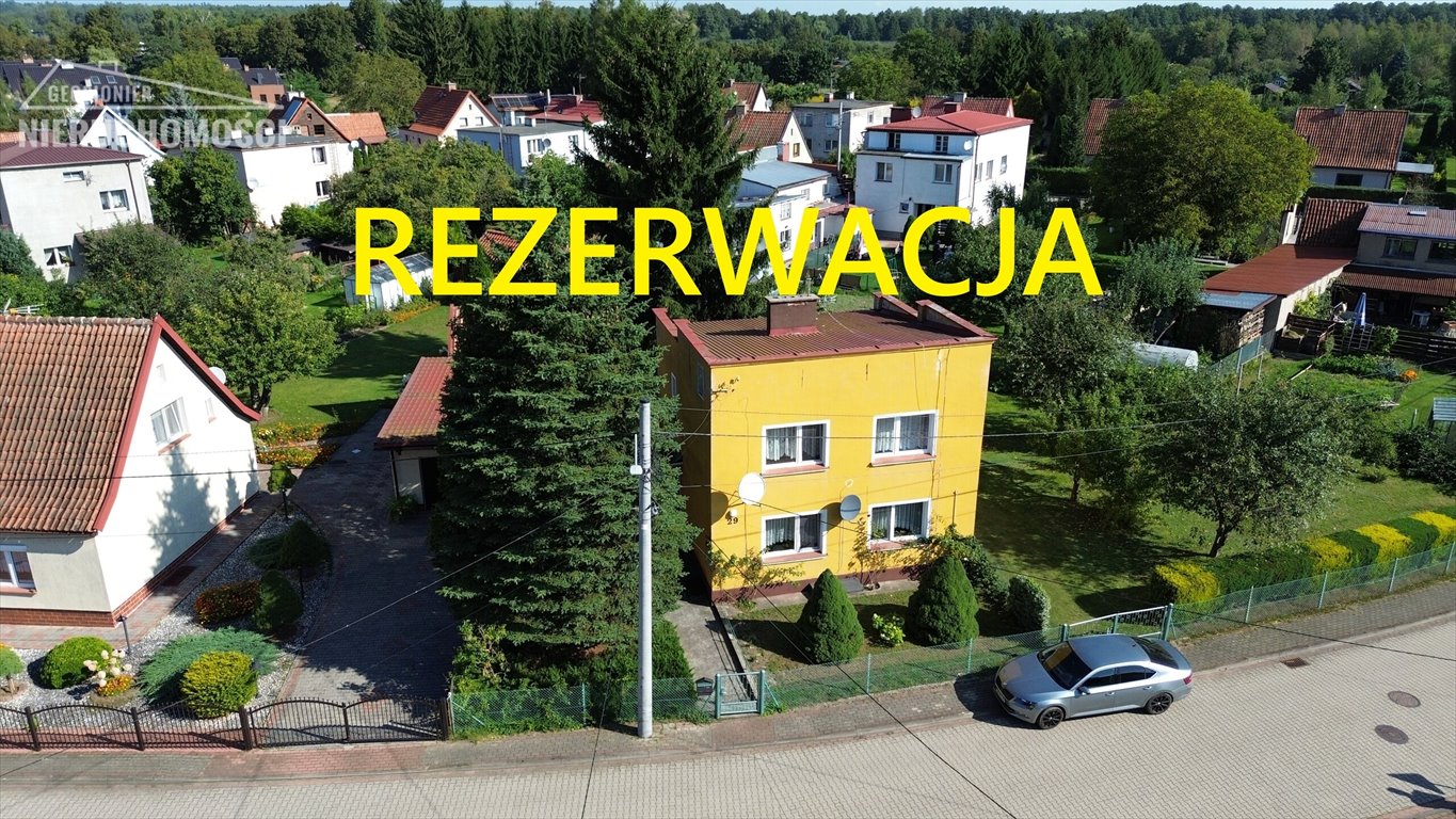 Dom z cegły 5 pokoi, ogród, garaż, piwnica, Ostróda Ostróda, ul. Celestyna Mrongowiusza  100m2 Foto 1