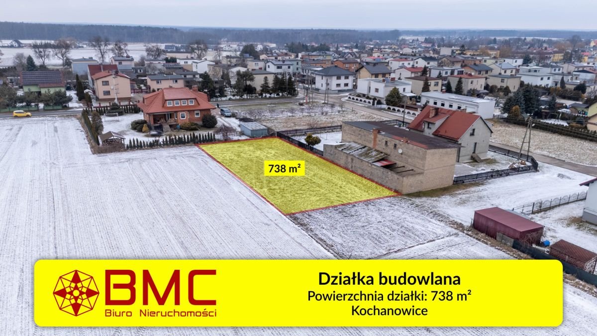 Działka 738 m² w Kochanowicach – cisza, natura i szybki dojazd Kochanowice, Kochanowskiego  738m2 Foto 1