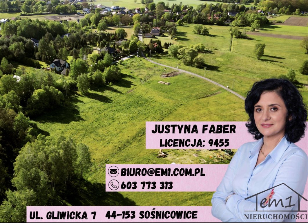 Działka budowlana 899 m² z uzbrojeniem i cichą okolicą Zbrosławice  900m2 Foto 1