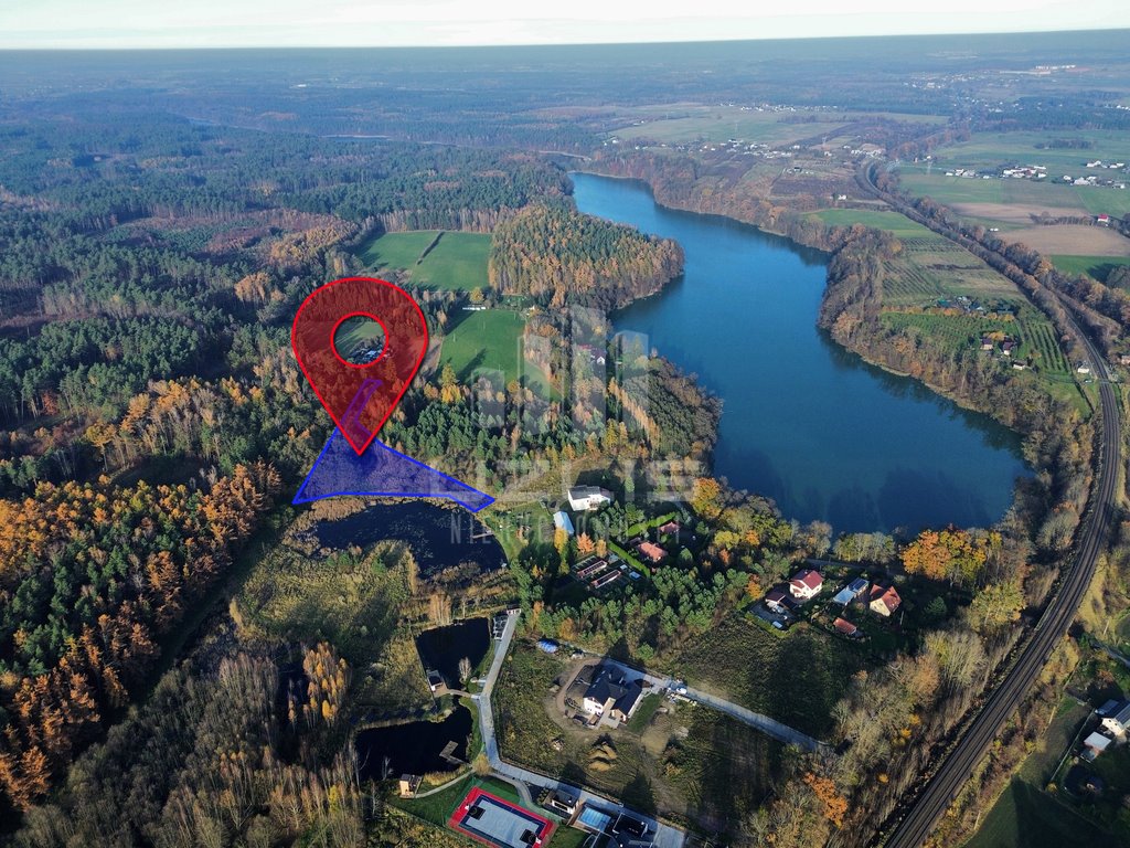 Działka 5000 m² z widokiem na jezioro i las Szpęgawsk, Leśna  5 000m2 Foto 1
