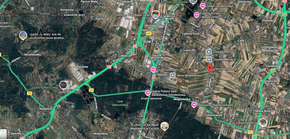Działka 1000 m² pod dom lub inwestycję w Janczewicach Janczewice, Jedwabna  1 000m2 Foto 1