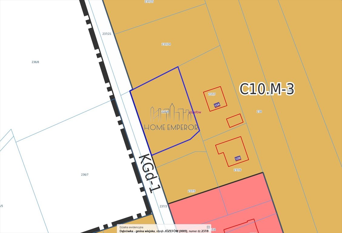 Do sprzedania działka 749 m² pod zabudowę jednorodzinną Józefów, Kościelna  749m2 Foto 1