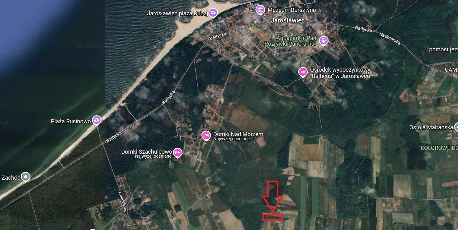 Działka blisko plaży i lasu, inwestycja w Rusinowie Rusinowo  11 130m2 Foto 1