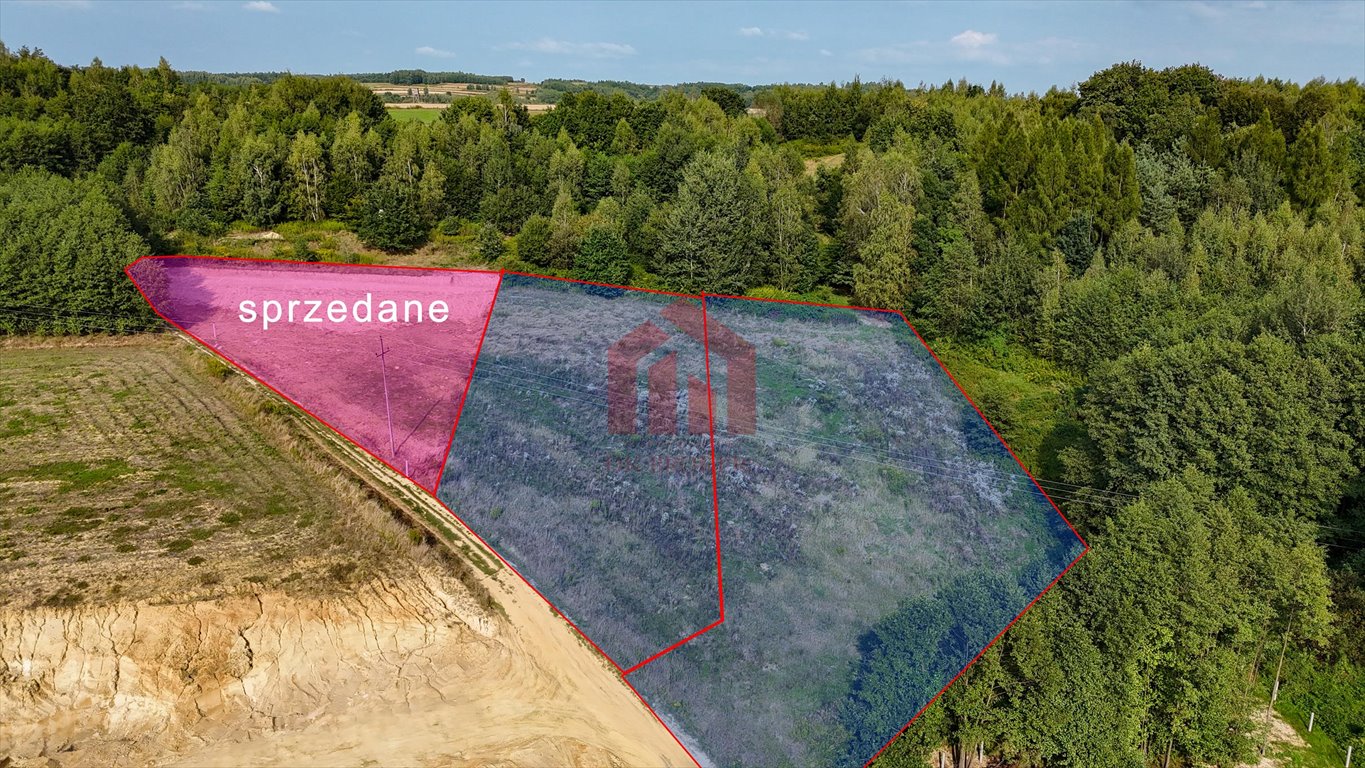 Działka budowlana na sprzedaż Niedźwiada  2 480m2 Foto 3