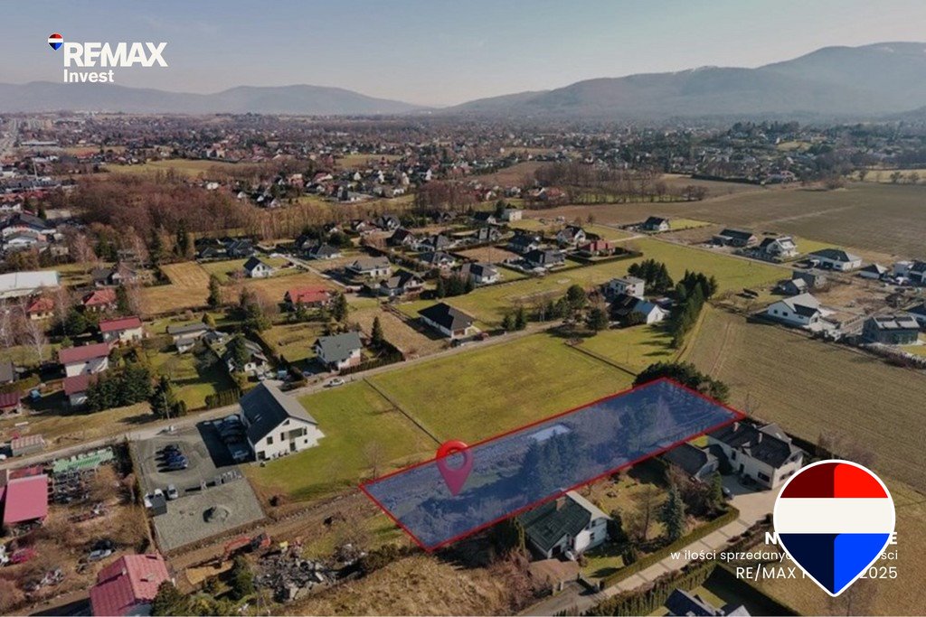 Działka budowlana z widokiem na góry w Jaworzu Jaworze, Bielska 329  2 000m2 Foto 1
