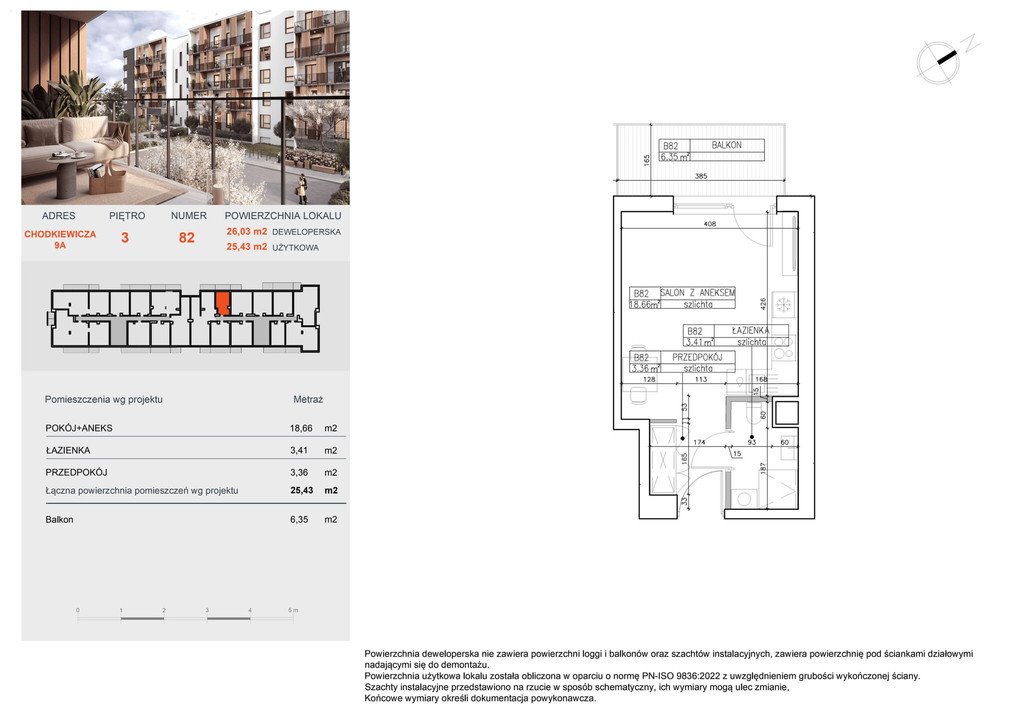 Przestronne 25,43 m² mieszkanie w Bielawach z potencjałem Bydgoszcz, Bielawy, Jana Karola Chodkiewicza  25m2 Foto 1