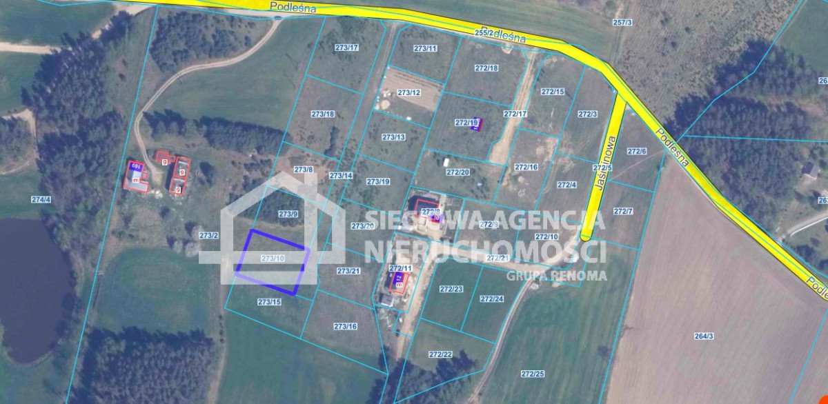 Do sprzedania działka 999 m² z wodociągiem w Kaszubach Borzestowo  999m2 Foto 1
