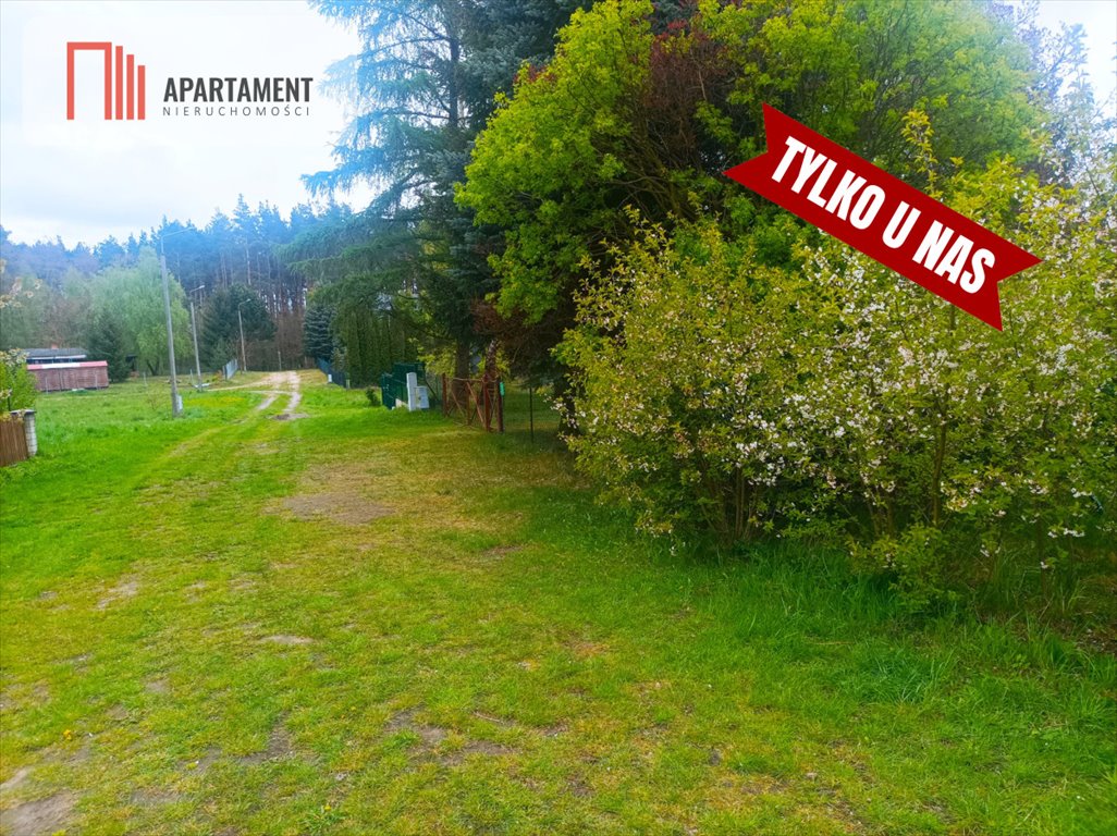 Działka 831 m² blisko plaży, ogrodzona, media, cisza Błądzim  831m2 Foto 1