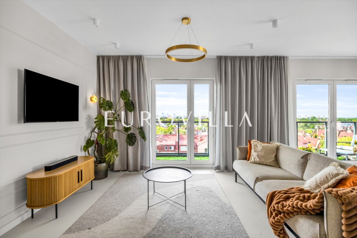 Zapraszam do nowoczesnego 5-pokojowego apartamentu z panoramiczną loggią Warszawa, Mokotów Sadyba, Nałęczowska  122m2 Foto 1