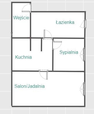 Mieszkanie dwupokojowe na wynajem Gdańsk, Oliwa  50m2 Foto 4