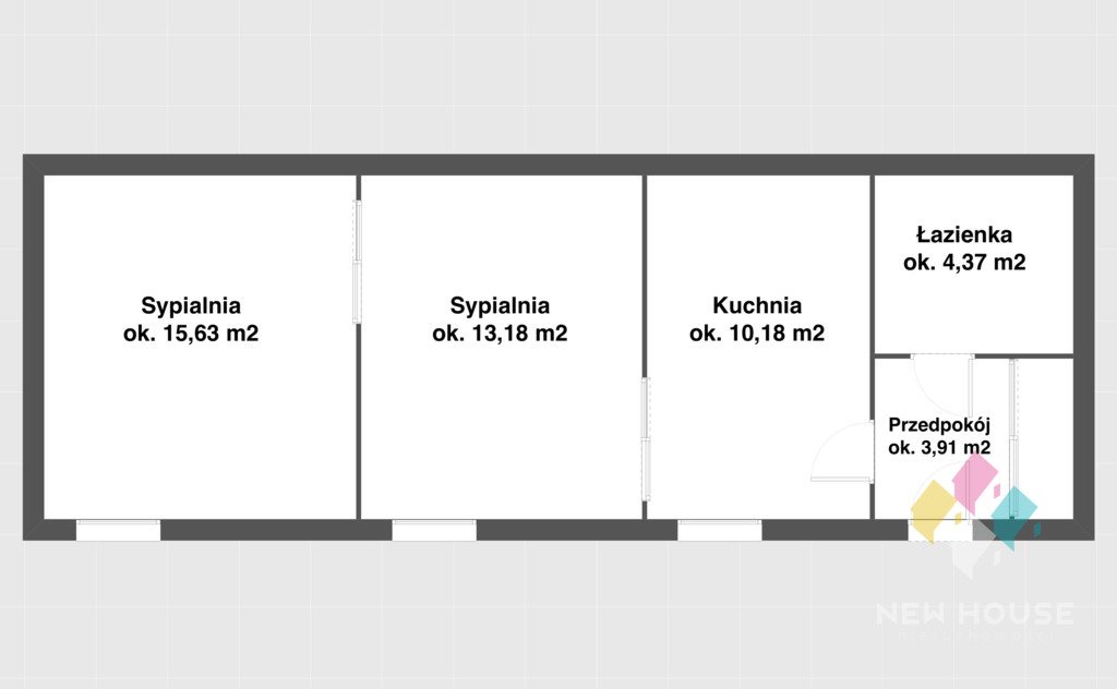 Mieszkanie dwupokojowe na sprzedaż Mikołajki, Michała Kajki  47m2 Foto 7