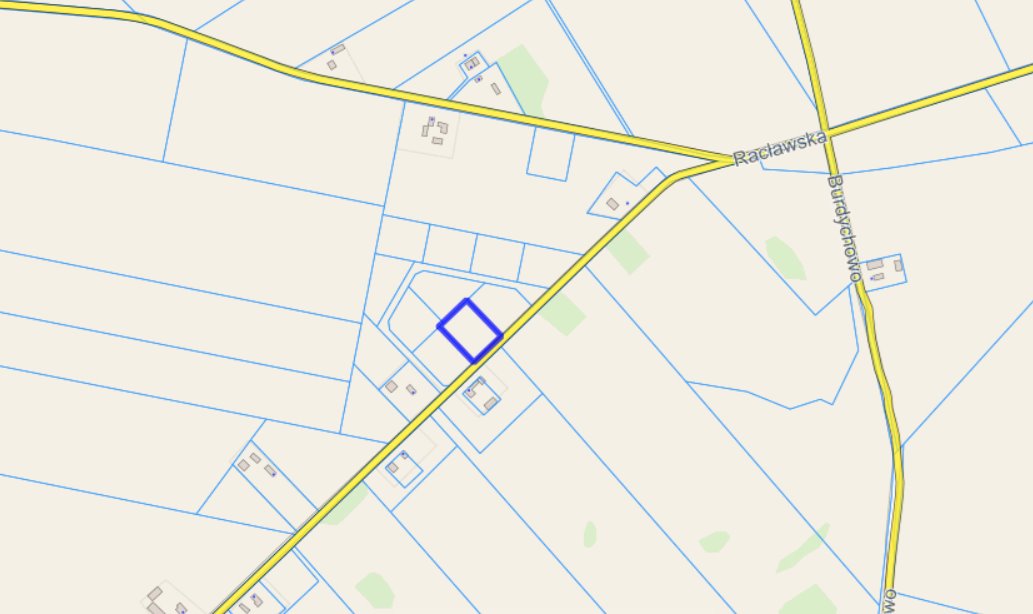 Do sprzedania duża działka 3000 m² z mediami w Racławkach Racławki  3 000m2 Foto 1