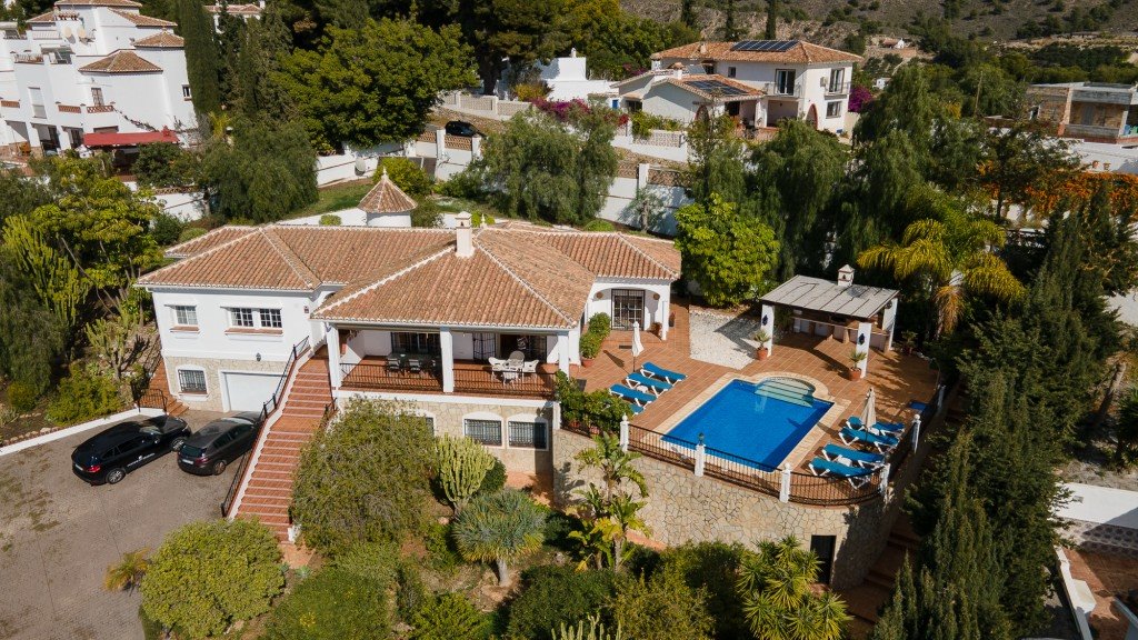 Ekskluzywna villa z basenem i widokiem na morze Hiszpania, Frigiliana Road, Frigiliana Road  366m2 Foto 1