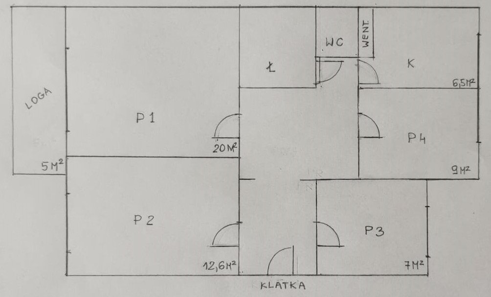 Mieszkanie czteropokojowe  na sprzedaż Gdańsk, Morena, Czecha  70m2 Foto 5