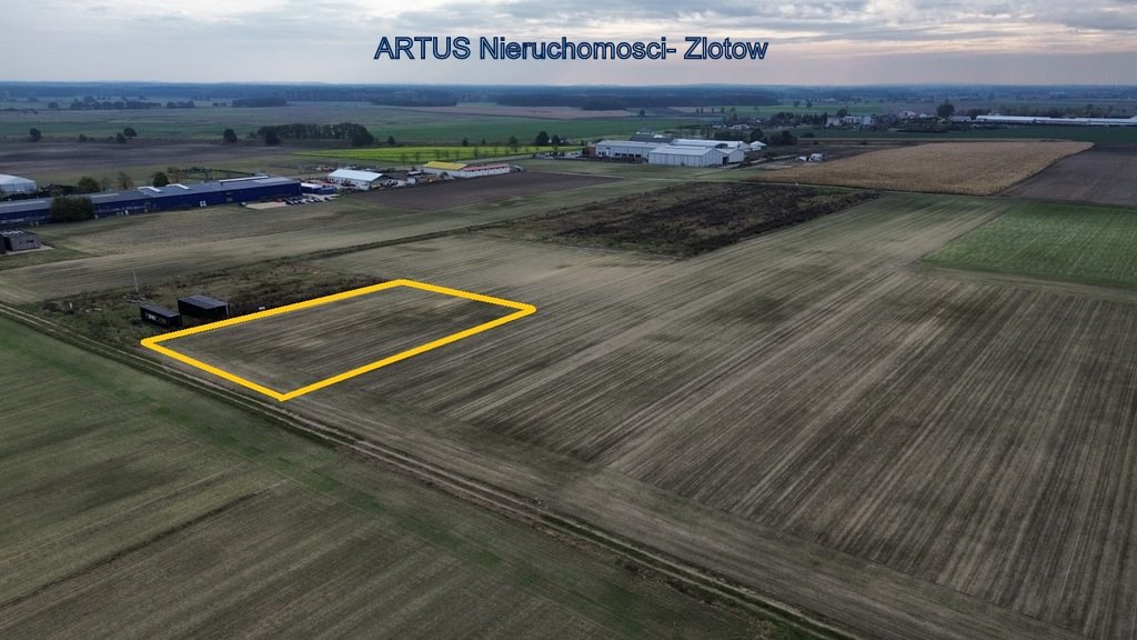 Zapraszam do zakupu działki przemysłowo-usługowej 2616 m² w Blękwicie Blękwit, Blękwit  2 616m2 Foto 1