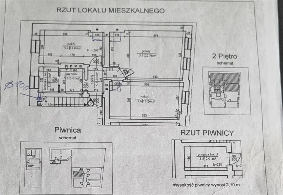 Mieszkanie dwupokojowe na sprzedaż Bydgoszcz, Śródmieście  64m2 Foto 14