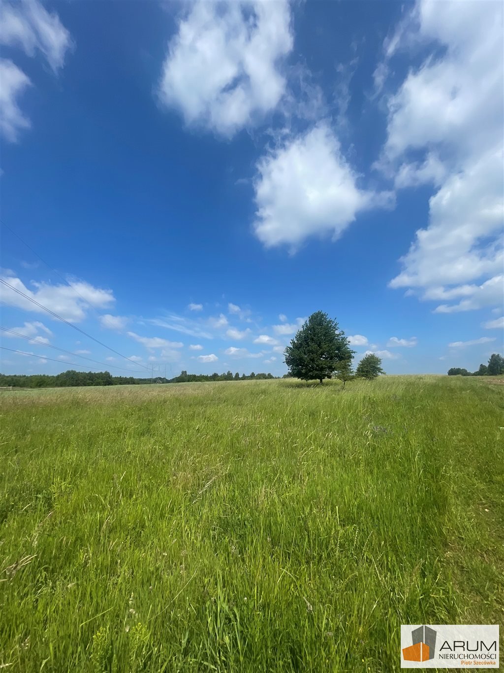 Działka budowlana 4610 m² z mediami, od 80 m głębokości Jaskrów  4 610m2 Foto 1