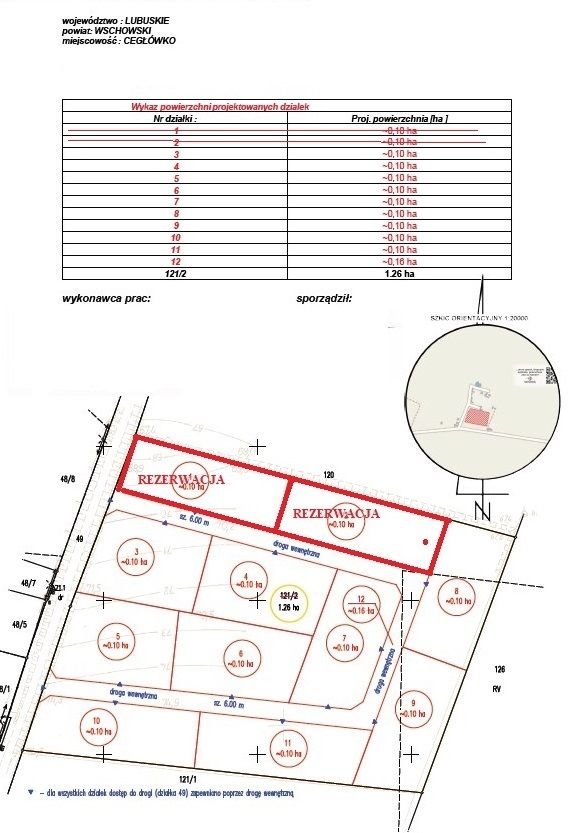 Działka budowlana na sprzedaż Sława  1 000m2 Foto 5