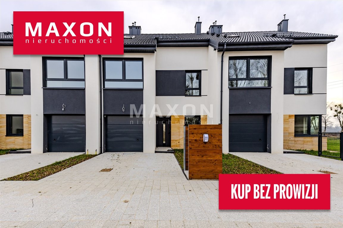 Nowoczesny segment 176 m² z ogrodem, garażem i poddaszem Zielonki-Parcela  176m2 Foto 1