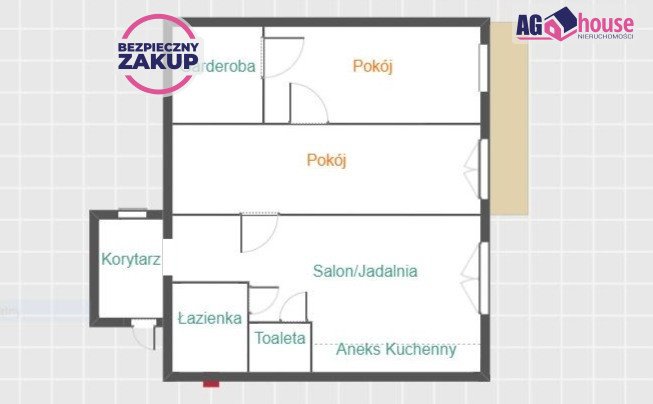 Mieszkanie trzypokojowe na sprzedaż Gdańsk, Chełm, Marcina Dragana  56m2 Foto 11