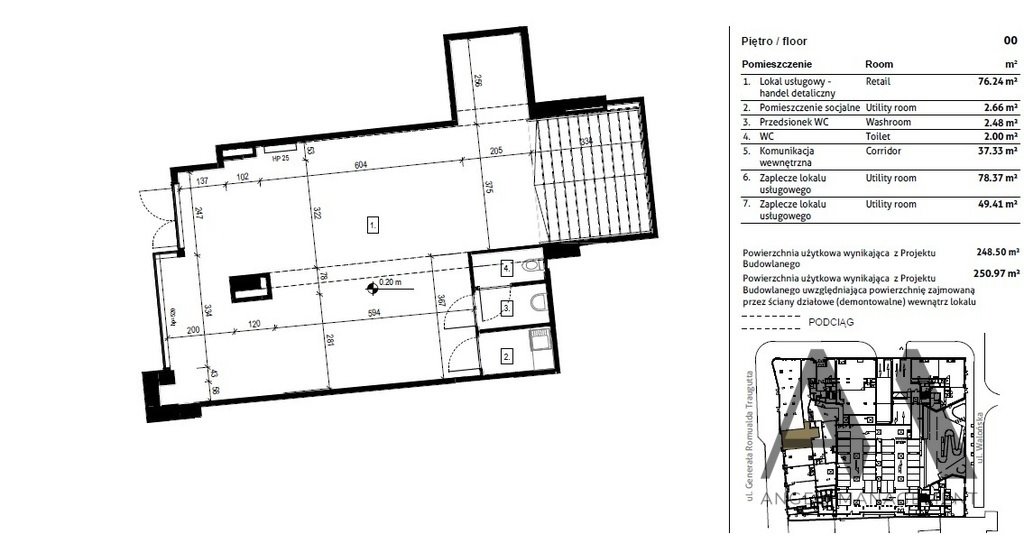 Lokal użytkowy na sprzedaż Wrocław, gen. Romualda Traugutta 74  250m2 Foto 4