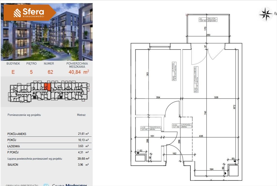 Mieszkanie dwupokojowe na sprzedaż Bydgoszcz, Centrum  40m2 Foto 8