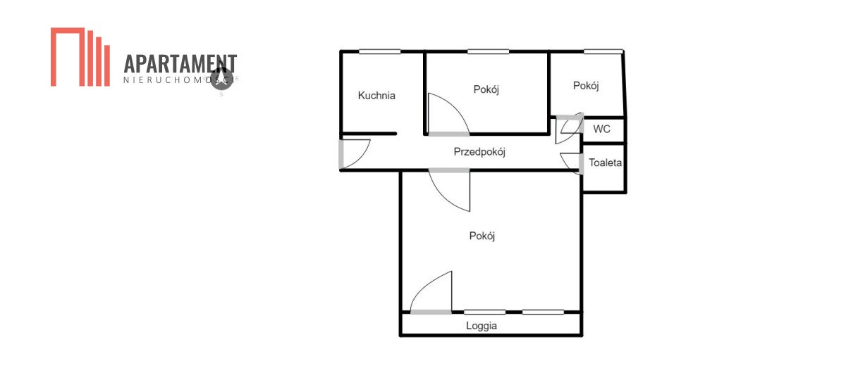 Mieszkanie trzypokojowe na sprzedaż Inowrocław  62m2 Foto 14